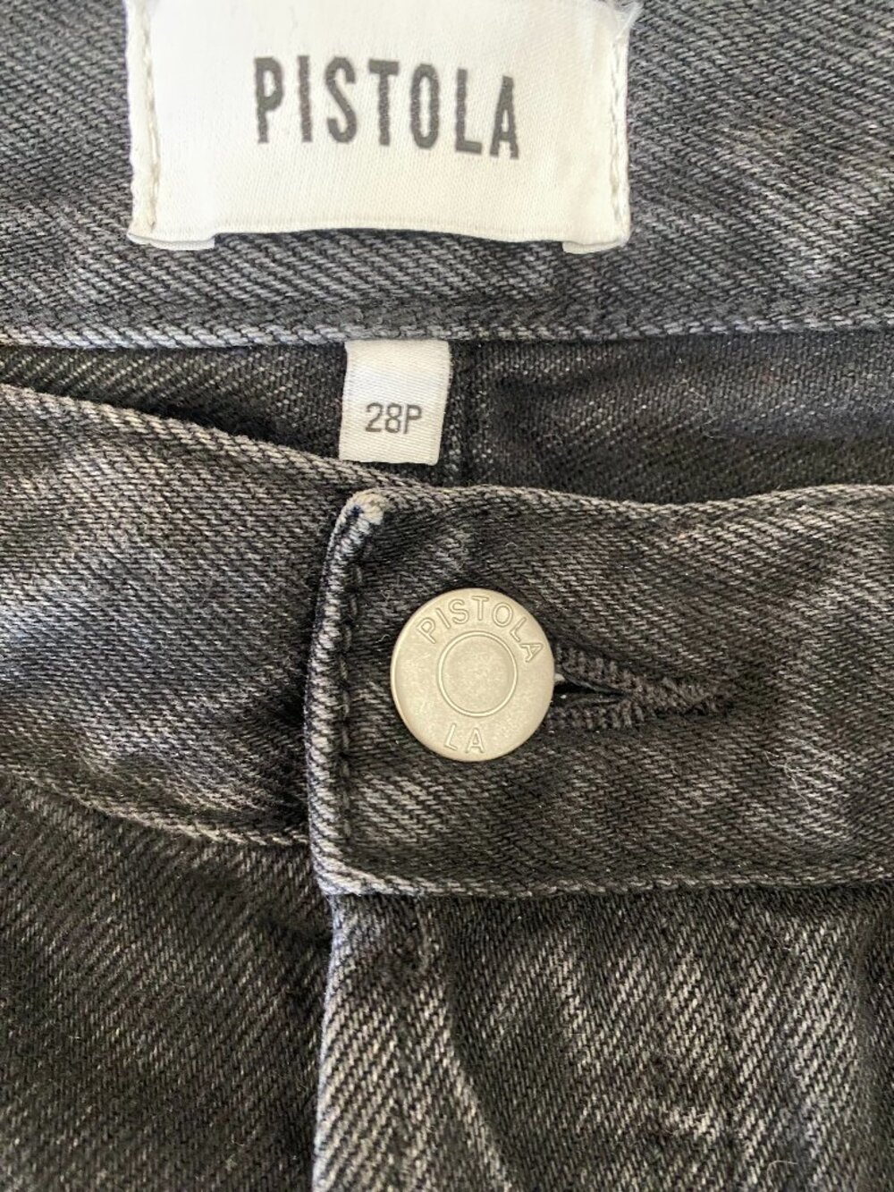 Pistola Cassie Super High Rise Straight Jean in Stormy 28P - Picture 7 of 10
